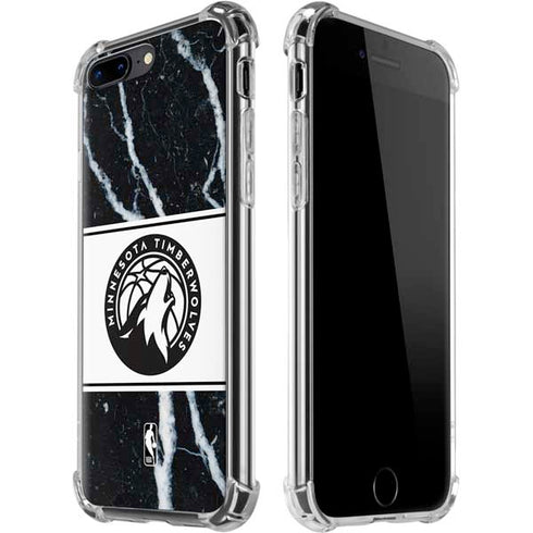 NBA Minnesota Timberwolves Marble iPhone Cases
